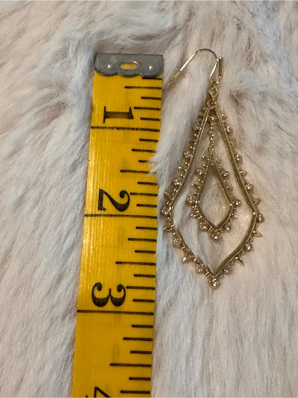Authentic Kendra Scott Gold Filigree Hoop and Drop Earrings Set - Picture 6 of 6
